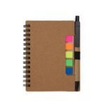 Bloco de Anotacoes Ecologico com Autoadesivos e Caneta