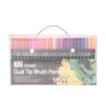 Kit Canetinhas Ponta Dupla 72 Cores