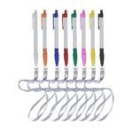 Caneta Plastica com Cordao